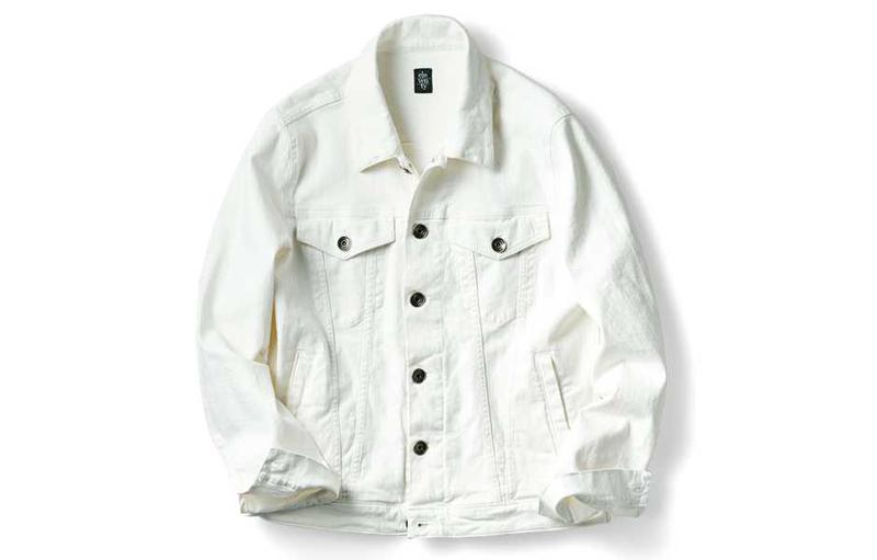 上品にして男らしいピュア白ジージャン 3万円/イレブンティ(バインド ピーアール)