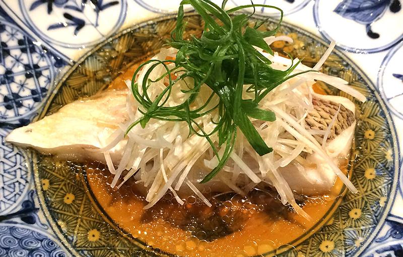 銀座やまの辺 「のどぐろの蒸し煮」