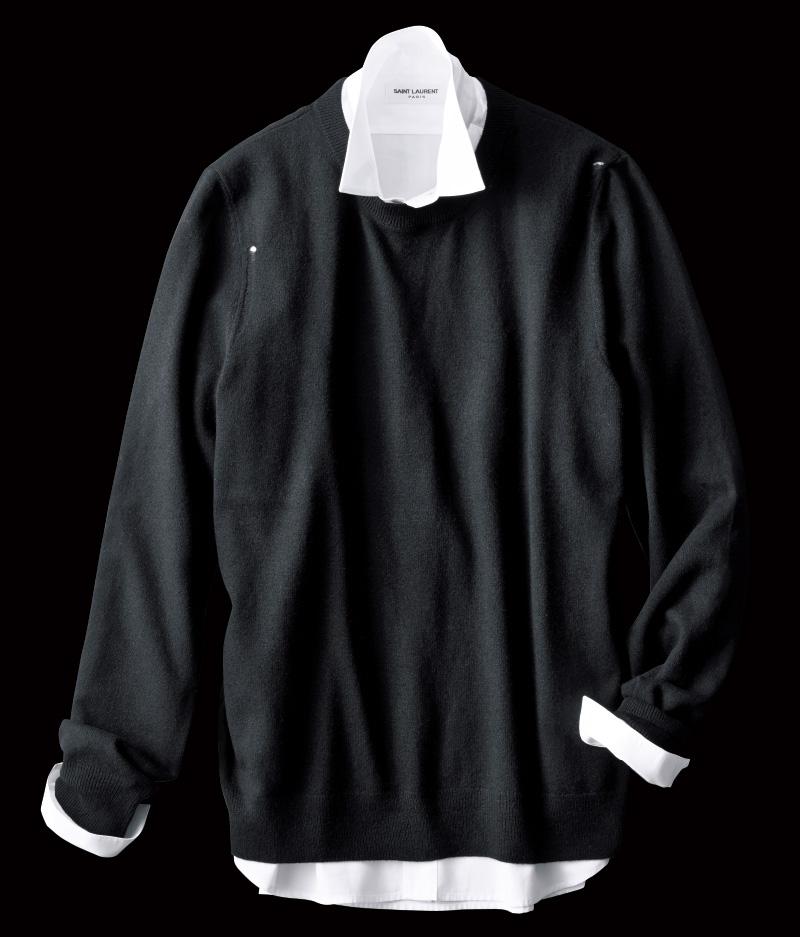 ニット8万5000円/サンローラン バイ アンソニー・ヴァカレロ(イヴ・サンローラン)