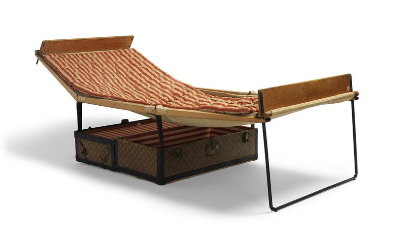 ベッド・トランク モノグラム・キャンバス素材83×38×42 ケ・ブランリー美術館歴史コレクション・パリ