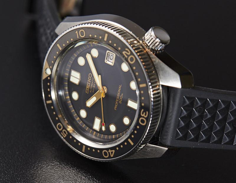 『1968 メカニカルダイバーズ 復刻デザイン』自動巻き、SSケース(44.8mm)、シリコンストラップ。300m防水。世界限定1500本。6月9日発売予定。55万円/セイコープロスペックス(セイコーウォッチお客様相談室)