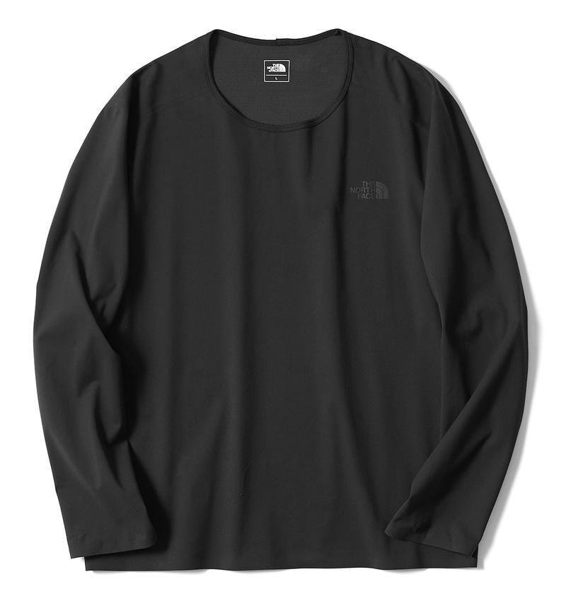 ブラックテックラウンジロングスリーブTシャツ6300円/ザ・ノース・フェース(ザ・ノース・フェイス原宿店)