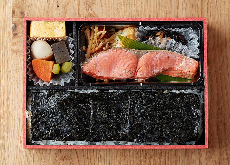おいしい海苔弁、酒かま塩焼き弁当
