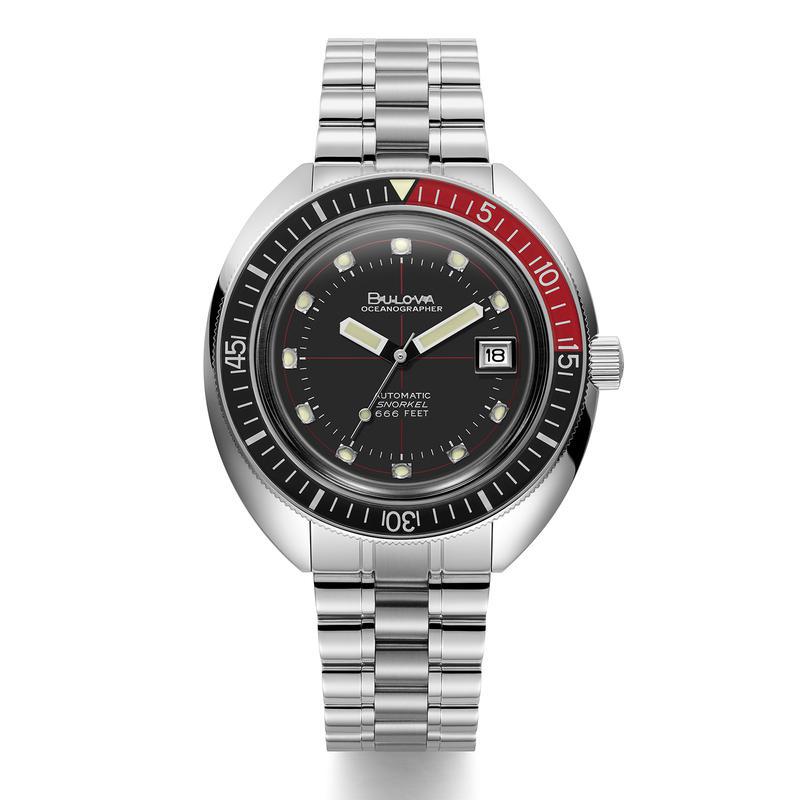 「オーシャノグラファー"デビルダイバー"」自動巻き、SSケース(44mm)・ブレスレット。8万4000円/ブローバ(ブローバ相談室) 画像